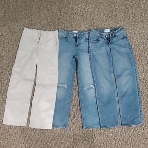 Abercrombie Kids 9/10 Long Jeans Bundle
